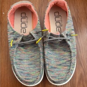 Hey Dude Colorful Knit Loafers